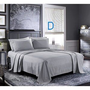 6 Piece Bed Sheets - Cal King, King, Queen , Full  Sheet Set [6-Piece,] …